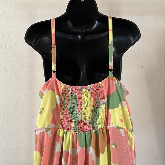 Social Standard by Sanctuary *NWT* Floral Smocked Back Maxi Dress - Picture 6 of 10